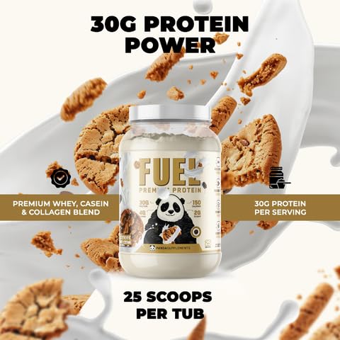Panda Fuel powder pour reveals smooth texture and mixability.