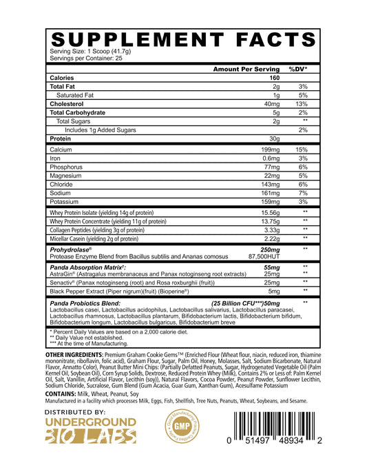 Panda Fuel serving scoop showing precise measurement for convenient nutrition