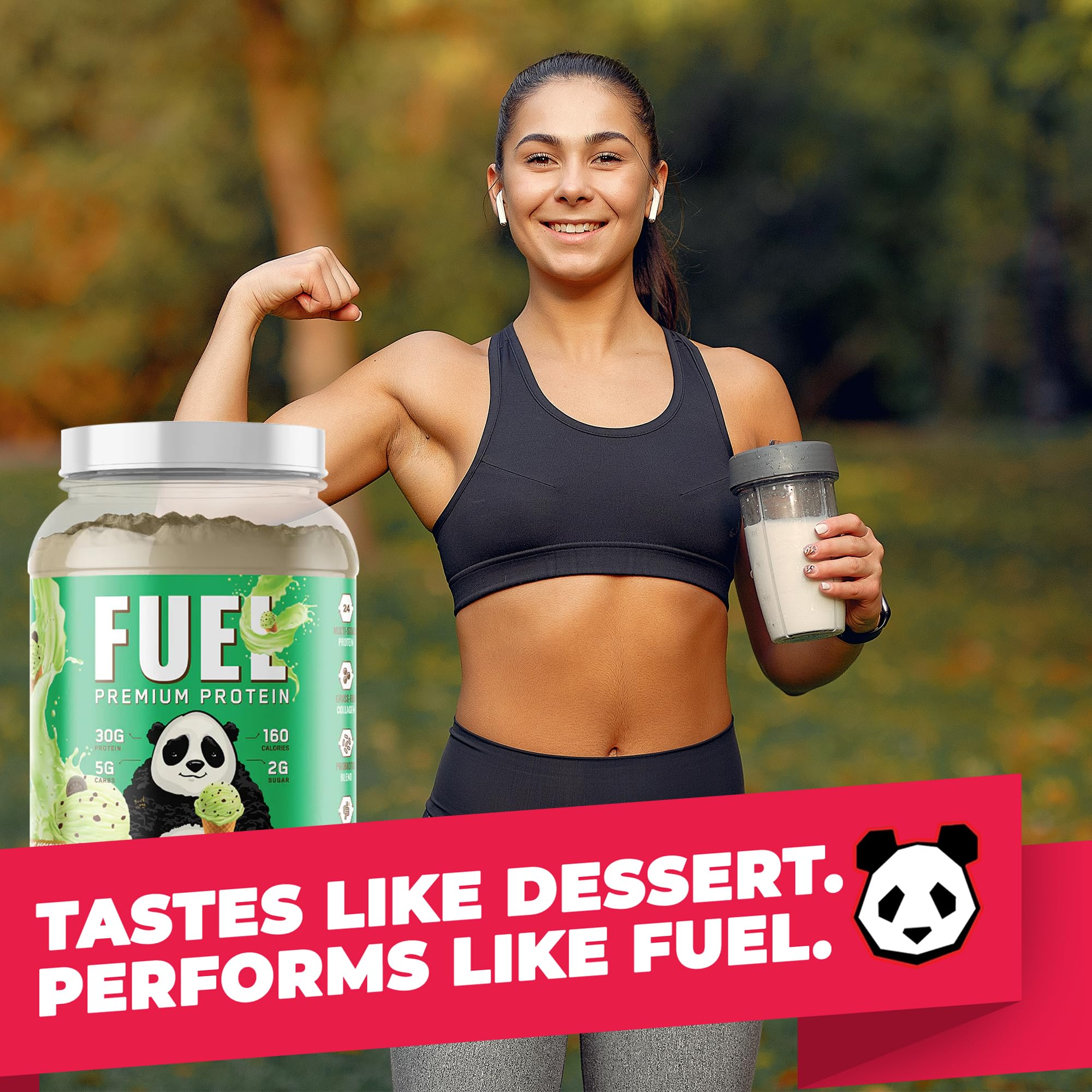 Underground Bio Labs Panda Fuel serving-size info on package emphasizes 25 servings.