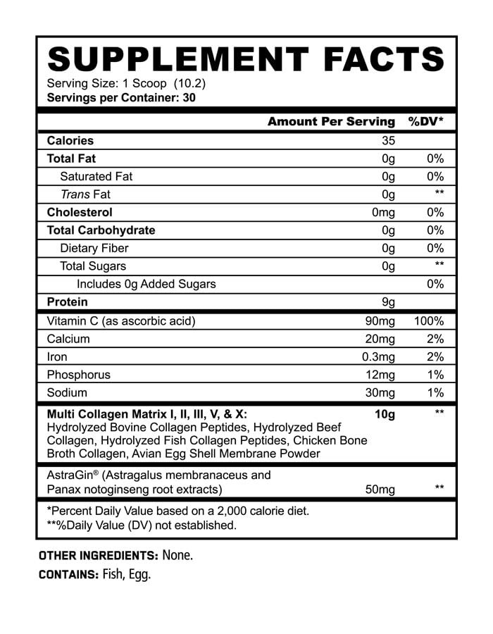Panda Multi Collagen powder scoop shows easy mixing into beverages for busy days