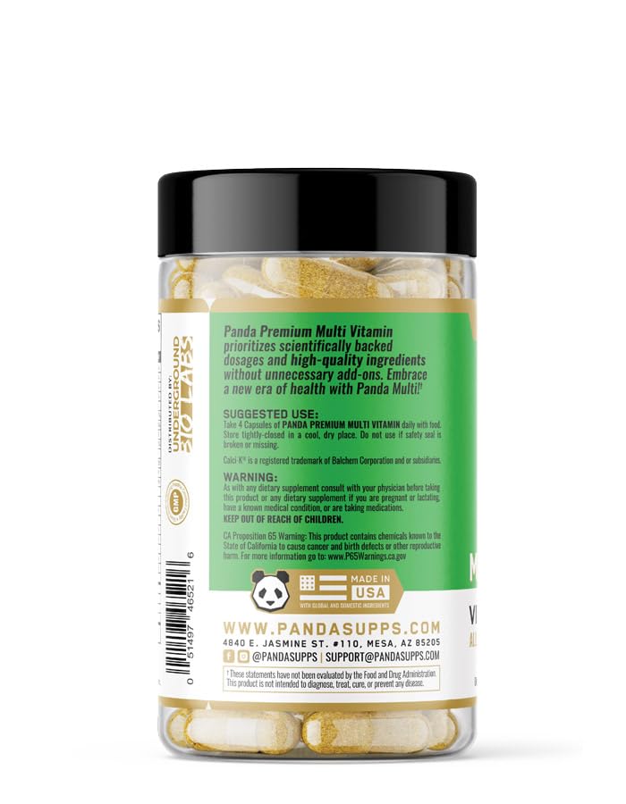 Underground Bio Labs Panda Supplements ingredients focus on quercetin and vanadium for nutrient delivery