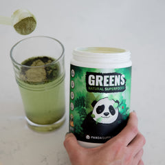 Underground Bio Labs Panda Supps 14-organic-powders collection conveys diverse nutrient support.