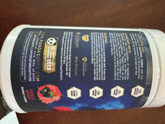 Underground Bio Labs Panda Supps Fierce Berry brand banner communicates clean, performance oriented nutrition.