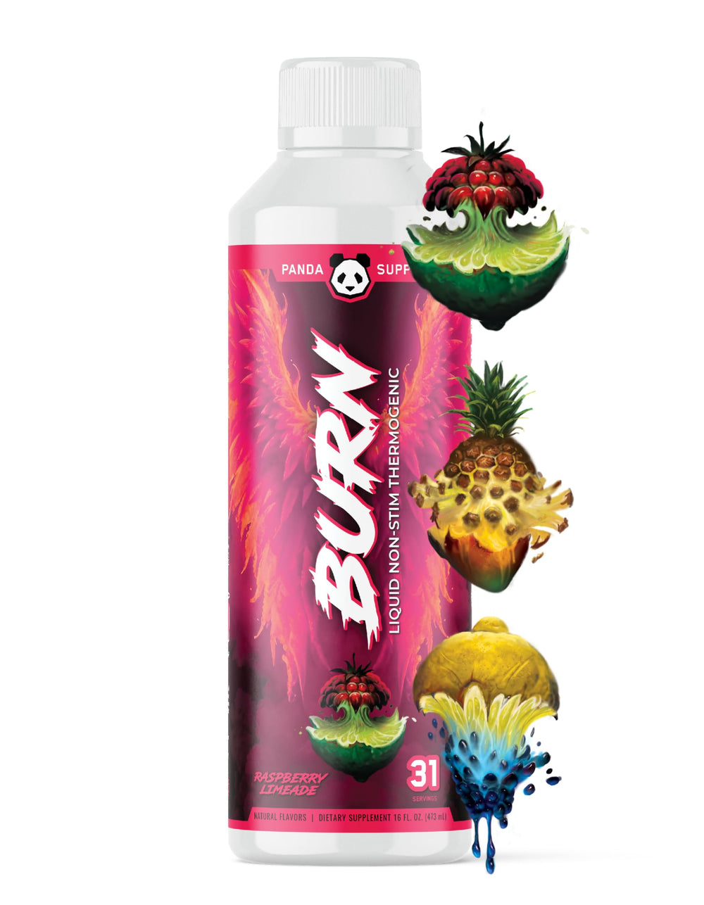 L-Carnitine 3000 mg highlight on Panda Supps bottle