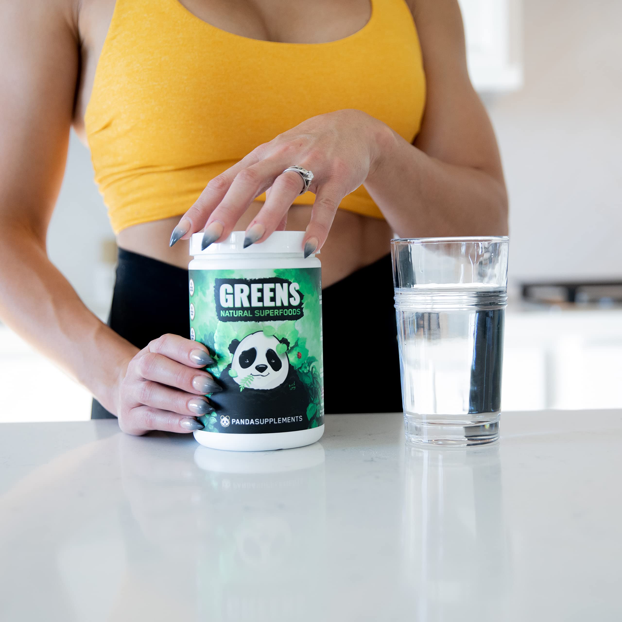 Underground Bio Labs Panda Supps Lions Mane powder highlights focus and cognitive support possibilities.