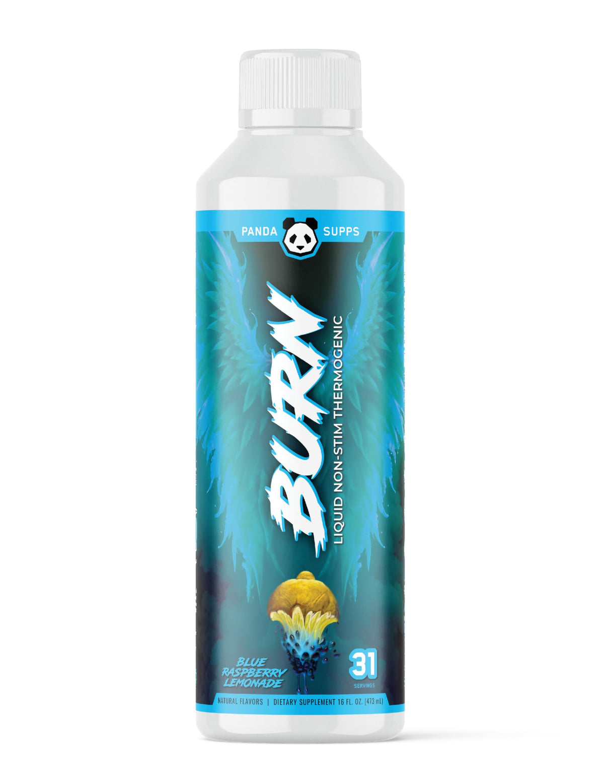 Underground Bio Labs Panda Supps Liquid Burn bottle with 3000mg L-Carnitine for energy