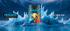 Underground Bio Labs Panda Supps Pandamic Extreme pre-workout blue snow cone serving bold flavor