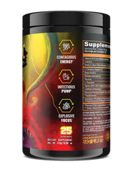 Panda Supps Pandamic Extreme serving scoop shows 9g L-Citrulline Malate for pumps