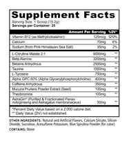 Panda Supps Pandamic Extreme Pre-Workout pump for visible vascularity during lifts