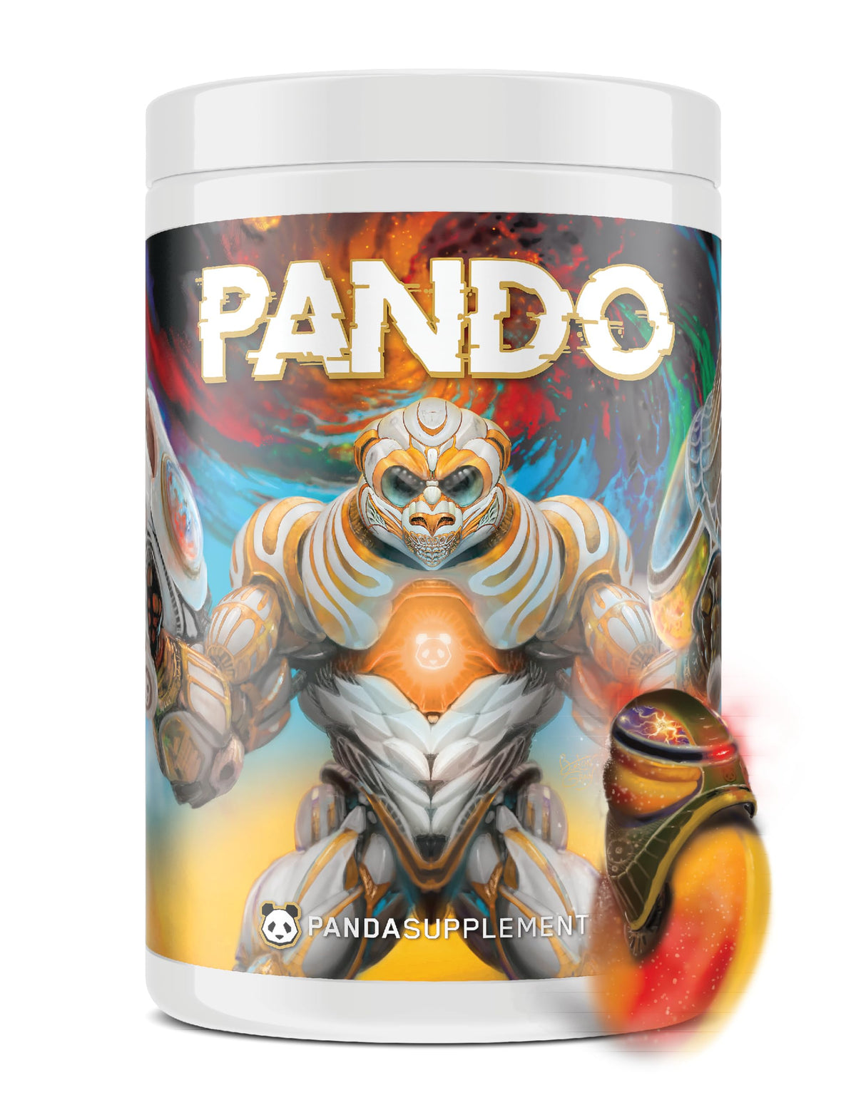 Underground Bio Labs Pando Pre-Workout electric colada can boosts focus and energy
