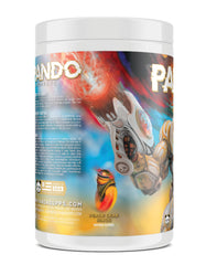 Underground Bio Labs Pando Pre-Workout peach gear rings can conveys vivid flavor and steady energy