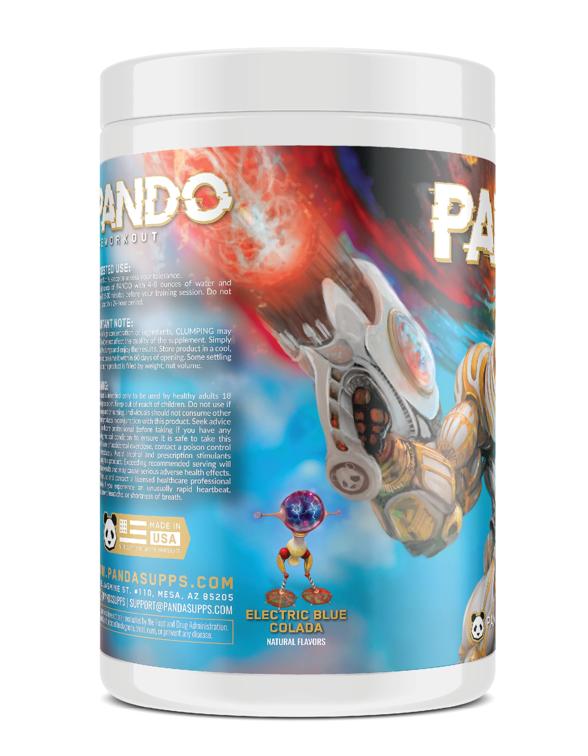 Pumps and focus during a session with Underground Bio Labs Pando Pre-Workout.