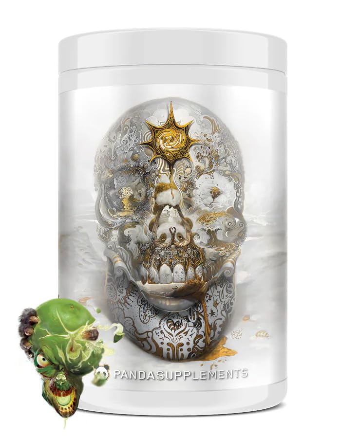 Underground Bio Labs Skull Pre-Workout tub with cranial smash label for focus