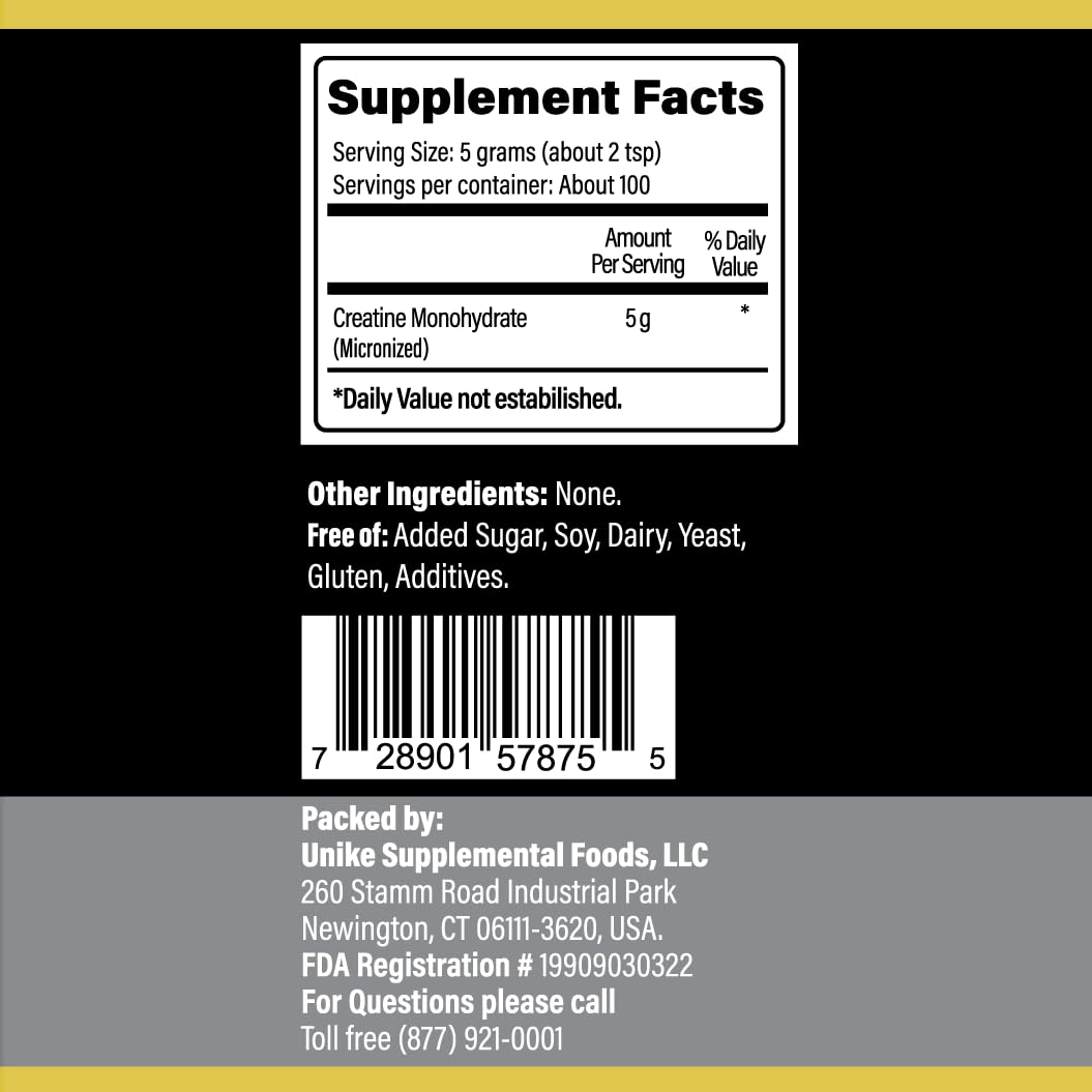 Unike Nutra Pure Creatine Monohydrate glass with water shows quick mix.