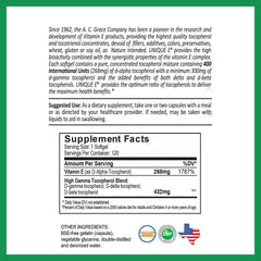 Unique E A.C. Grace Kosher seal confirms allergen-free formulation.