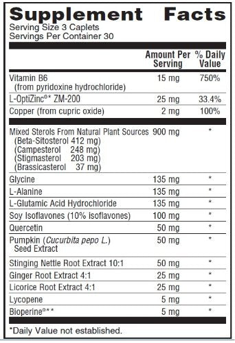 UniScience Pros-TEROL caplets 90-count for daily prostate wellness