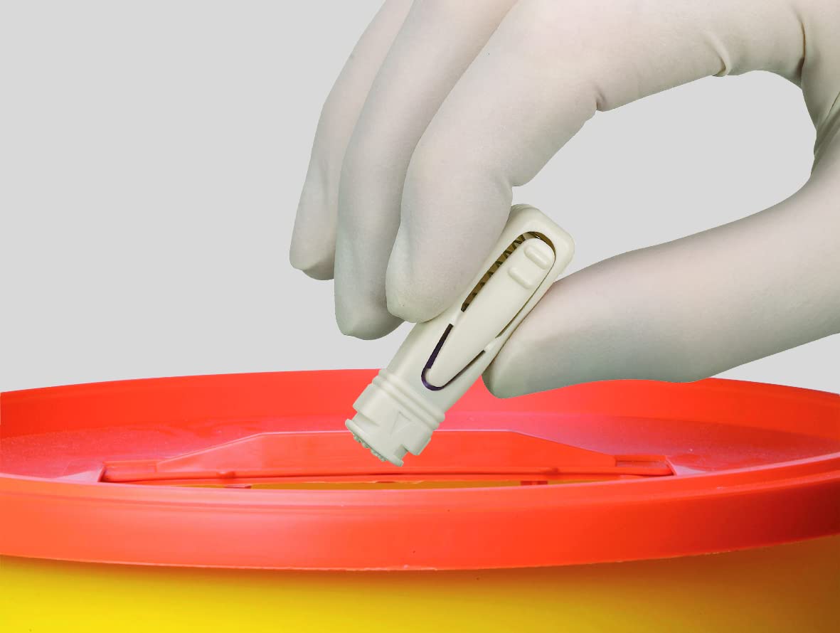 Unistik 3 safety lancets 23G travel-pack for on-the-go testing