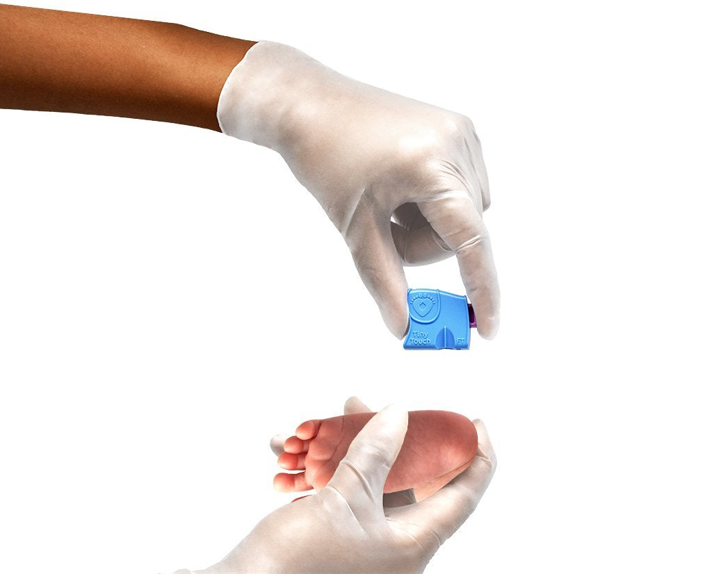 Unistik 3 TinyTouch side grip demonstrates ergonomic handle for precision.