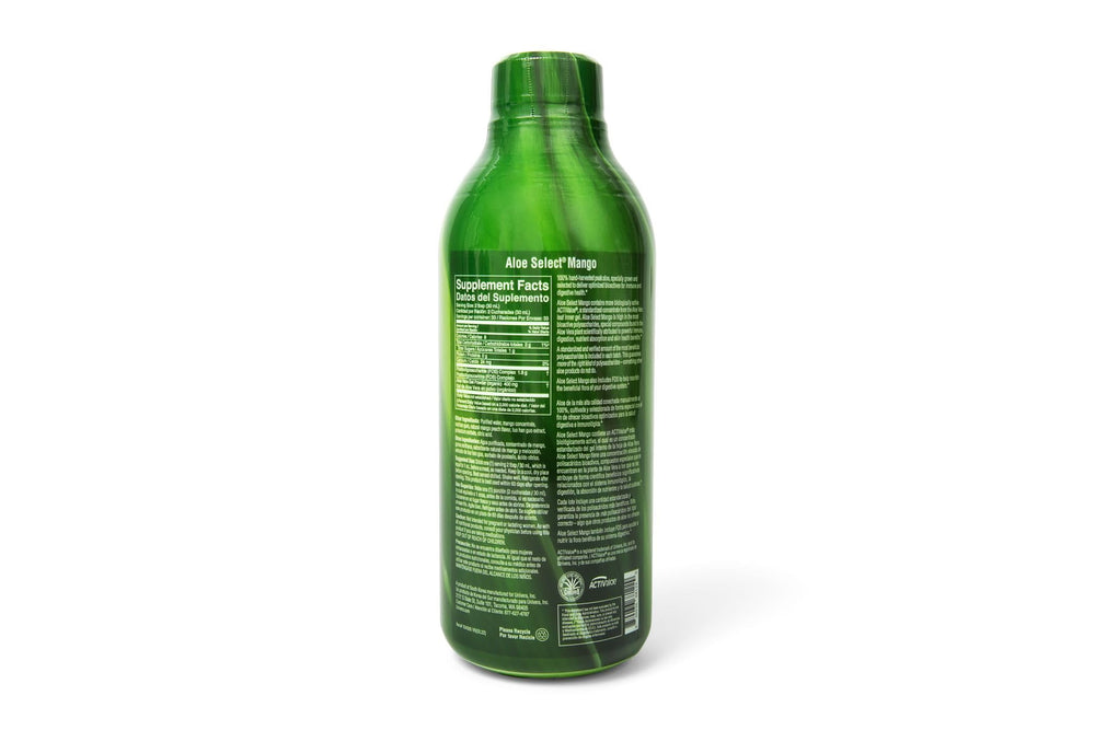 Packaging of Univera Aloe Select Mango for easy storage.