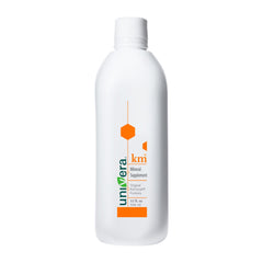 Univera km bottle front with label visible for easy daily use.