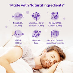 Univera Natural Dreams label close-up showing Maizinol and herbal blend.