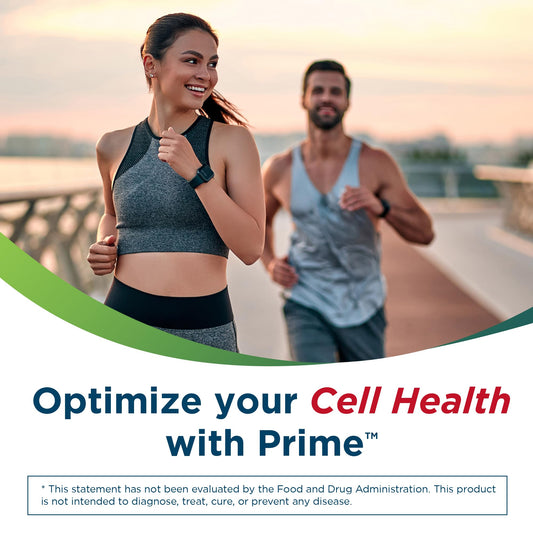 Univera Prime bottle label detail highlights vitamins and DHEA blend for immune support