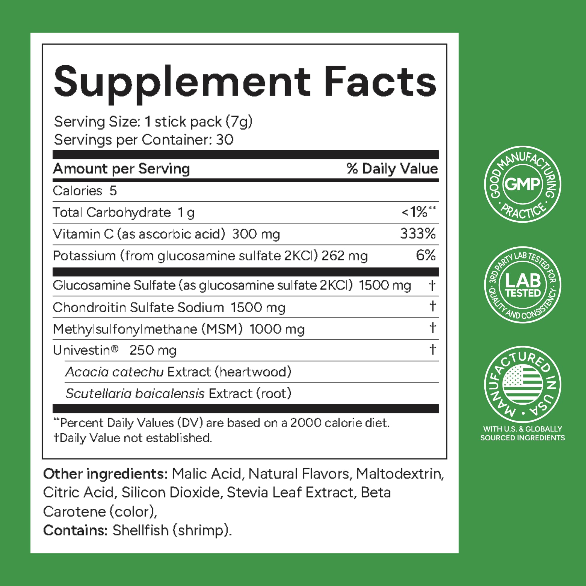Univera travel-friendly packaging supports an active lifestyle.