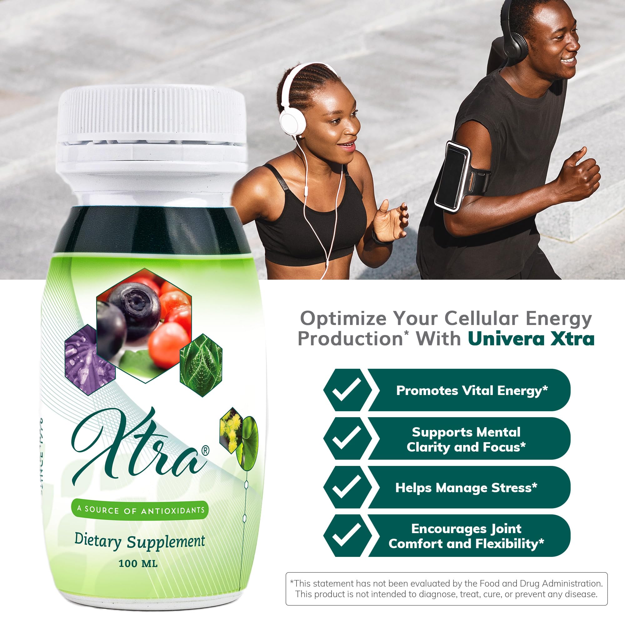 Univera Xtra Minis ingredient list emphasizes natural minerals and compounds.