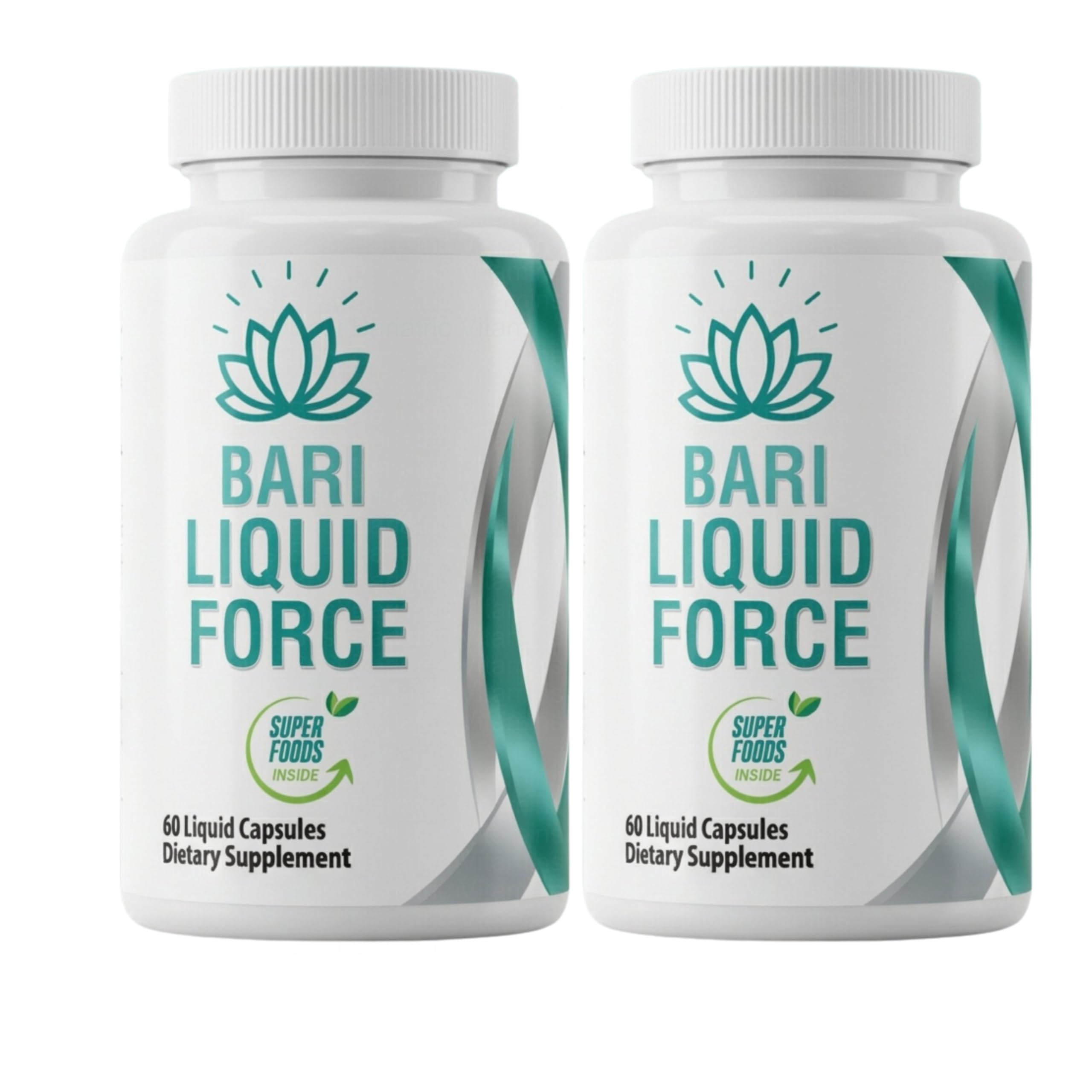 Universal Body Labs Bariatric Liquid Force bottle front view showing sleek design