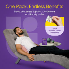 On-the-go Universal U De-Stress & Sleep pack for travel-ready rest.