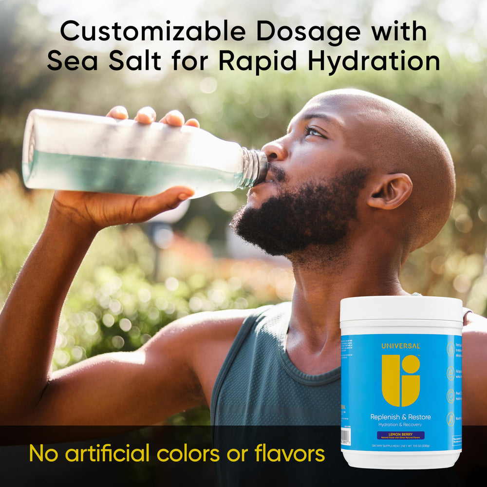Natural sea salt crystals highlight hydration-friendly electrolytes in the formula