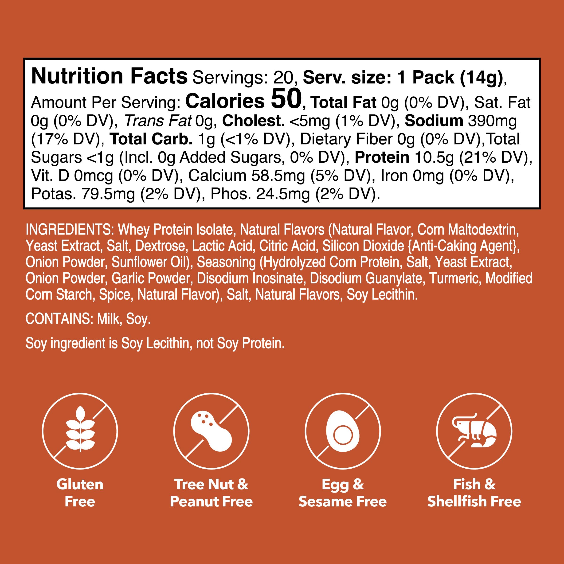 Unjury French Onion stick pack open to reveal ready-to-mix powder