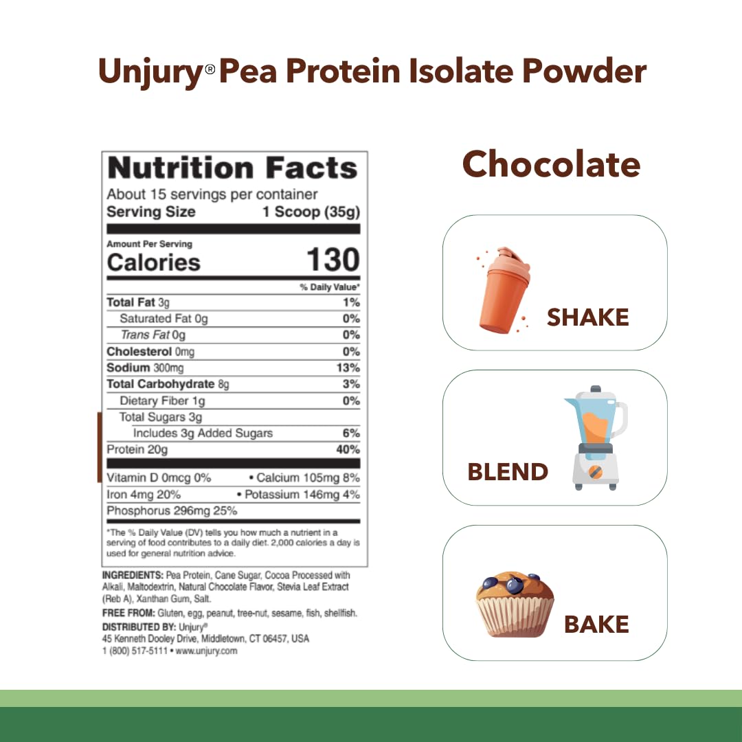Unjury Planted vegan chocolate protein shake glass for quick post-workout refresh.