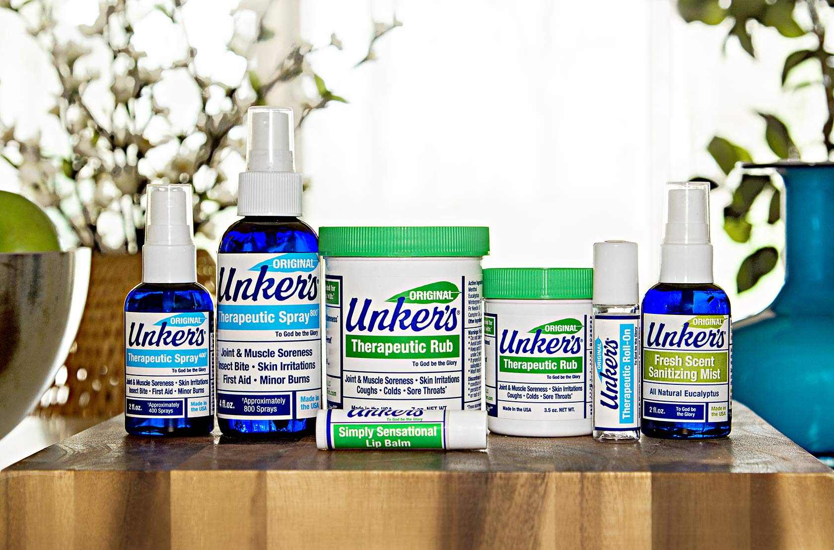 Unkers Salve ingredients camphor eucalyptus menthol offer refreshing, soothing experience.
