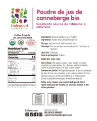 UNLEASH'D ORGANIC scoop with powder for quick, convenient nutrient boost.