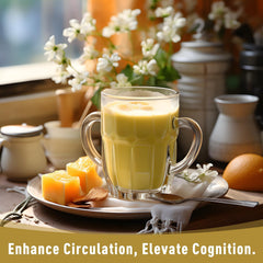 UNLEASH'D ORGANIC Ginkgo Biloba Powder with bag and scales for precise daily use.