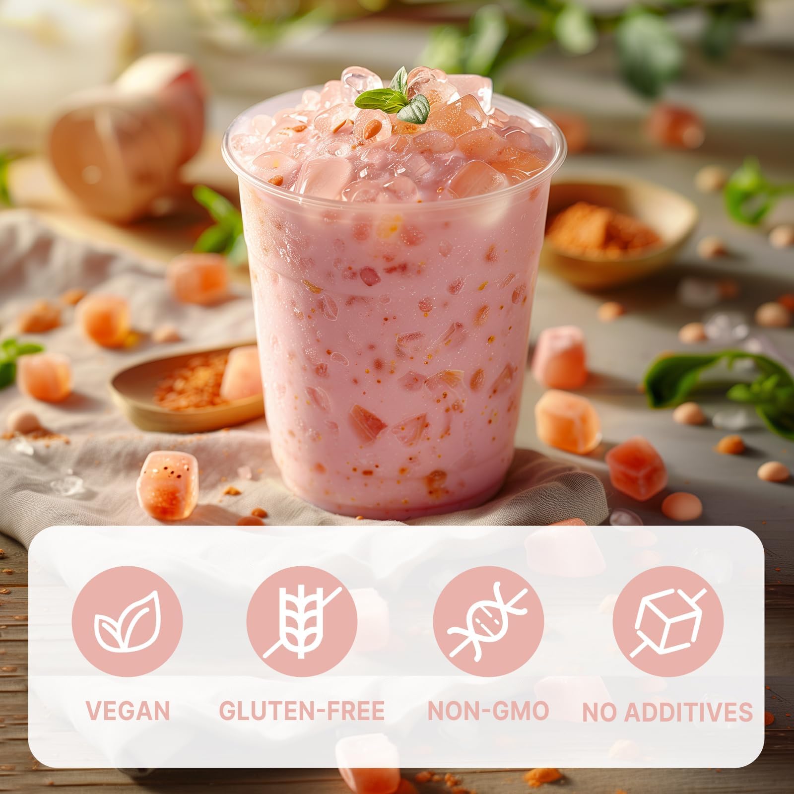 UNLEASHD ORGANIC Hawthorn powder added to daily routine for easy nutrition.