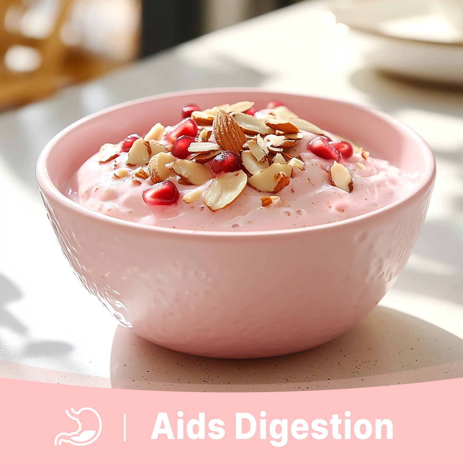 UNLEASH'D ORGANIC pomegranate powder packaging with eco-label and sustainable sourcing