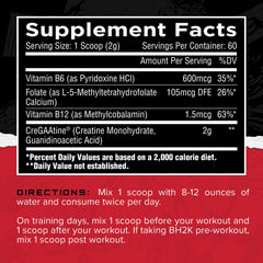 unmatched cregaatine powder dissolving in water to show fast mixability