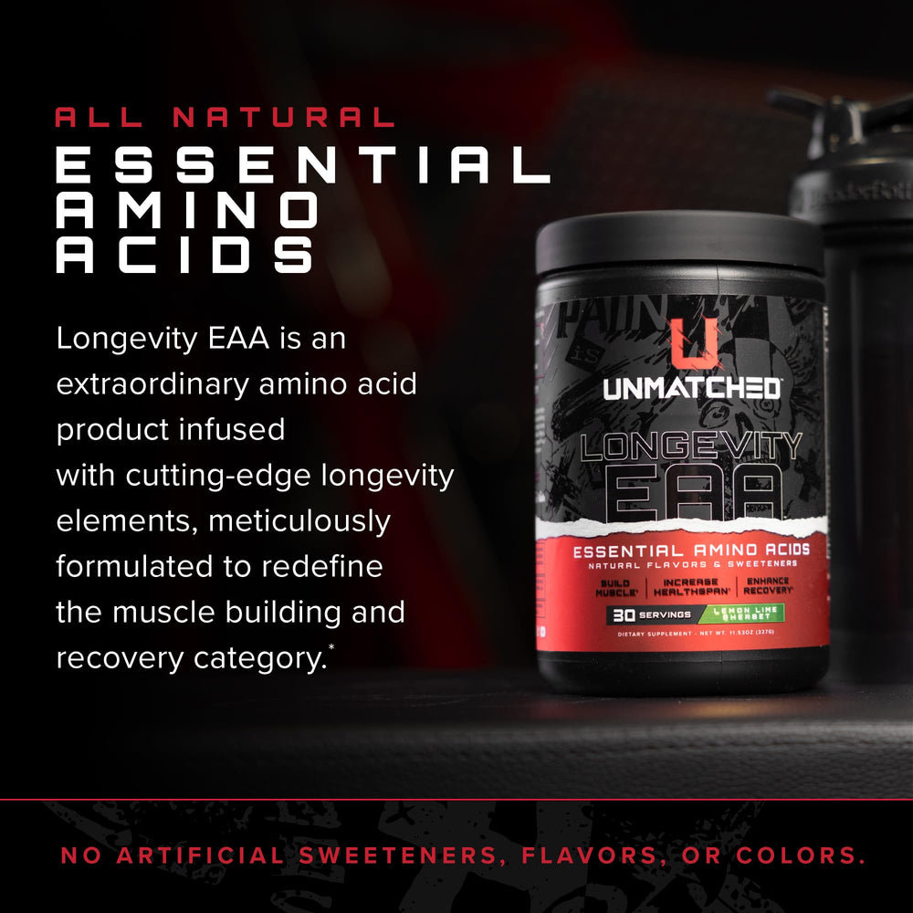Serving glass with Longevity EAA pink lemonade flavor after training
