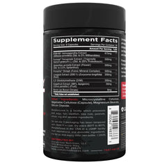 Unmatched Longevity Test label close-up showing ingredient highlights and safety information.