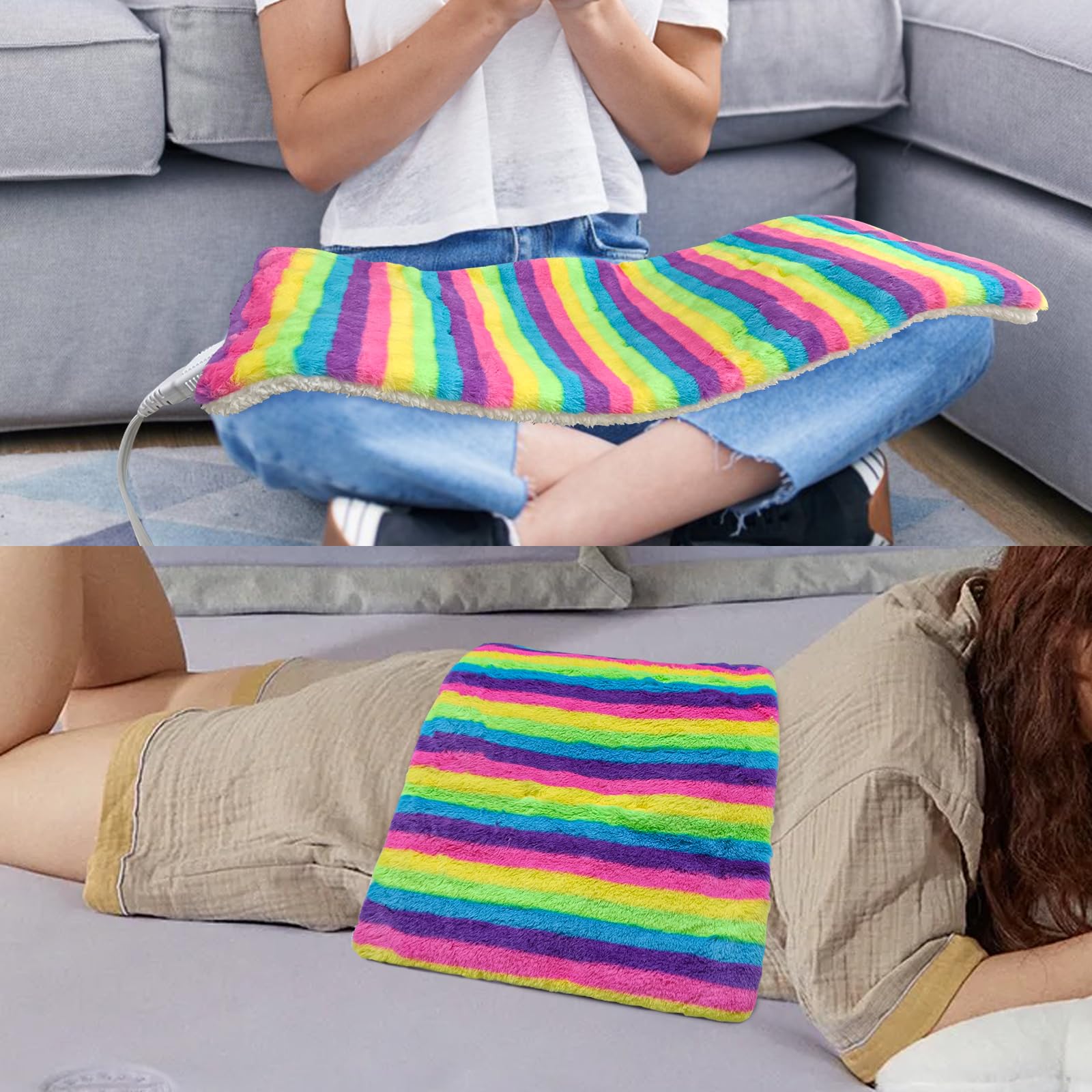 UNOWIX heating pad with 8 timers for tailored sessions