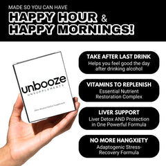 Unsupplements Unbooze pocket pack for on-the-go capsules.