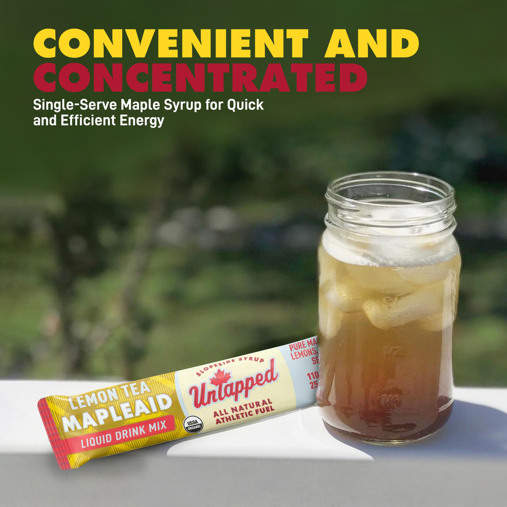 Untapped Lemon Tea Mapleaid sustainably sourced Vermont maple, supporting responsible farming.