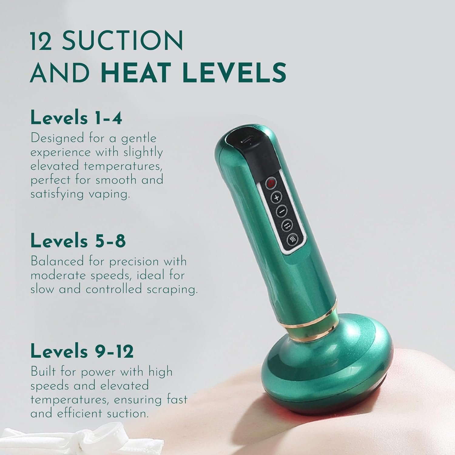 Uojojop body contour massage roller smoothing skin texture during use.