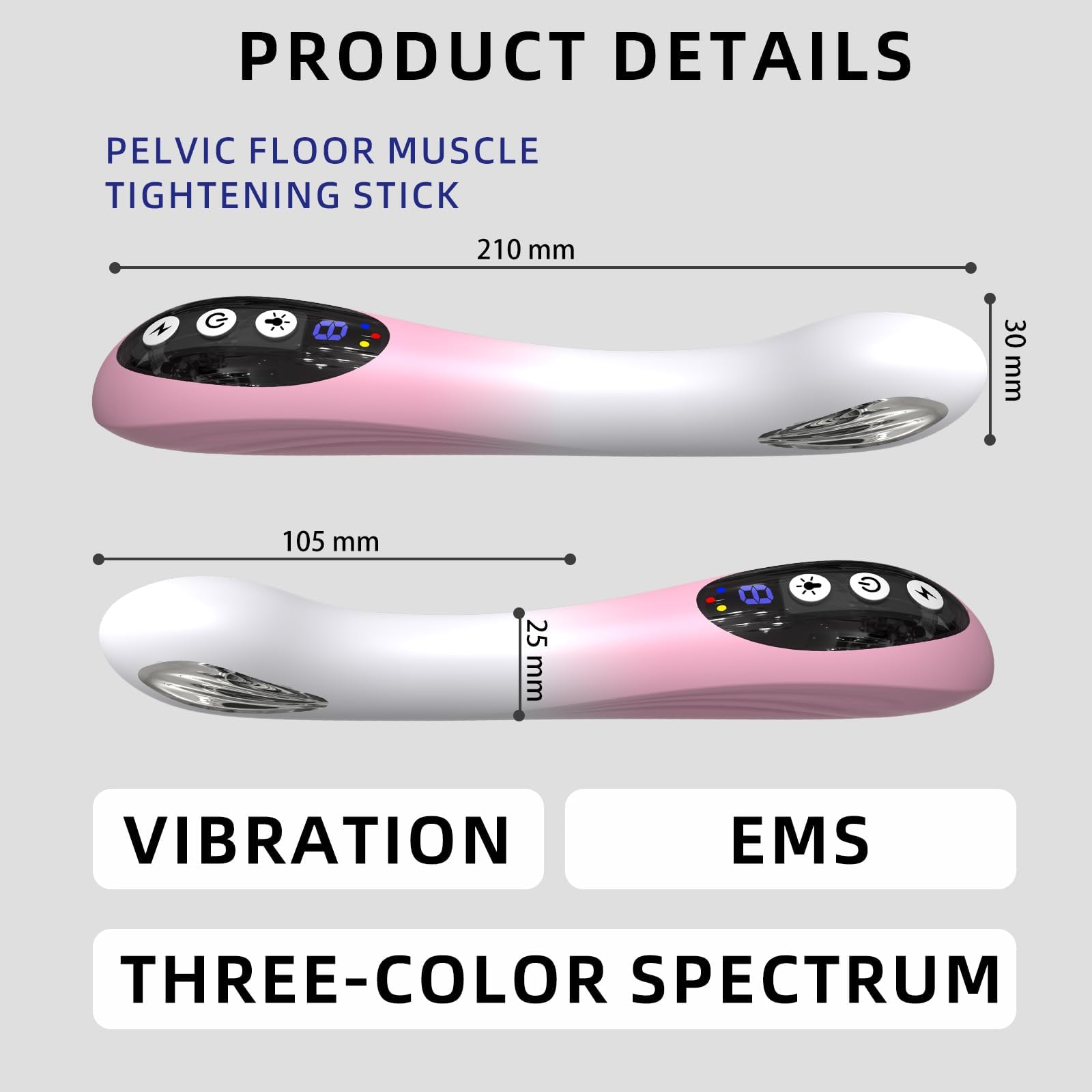 Uojojop device with 8 vibration and EMS modes