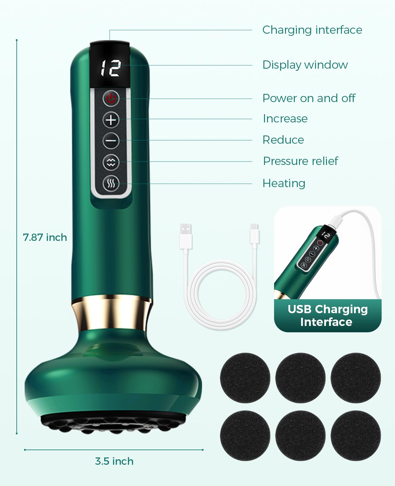 Uojojop lightweight portable design ideal for travel and home routines.