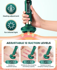 Uojojop wireless rechargeable massager ready for cordless sessions.