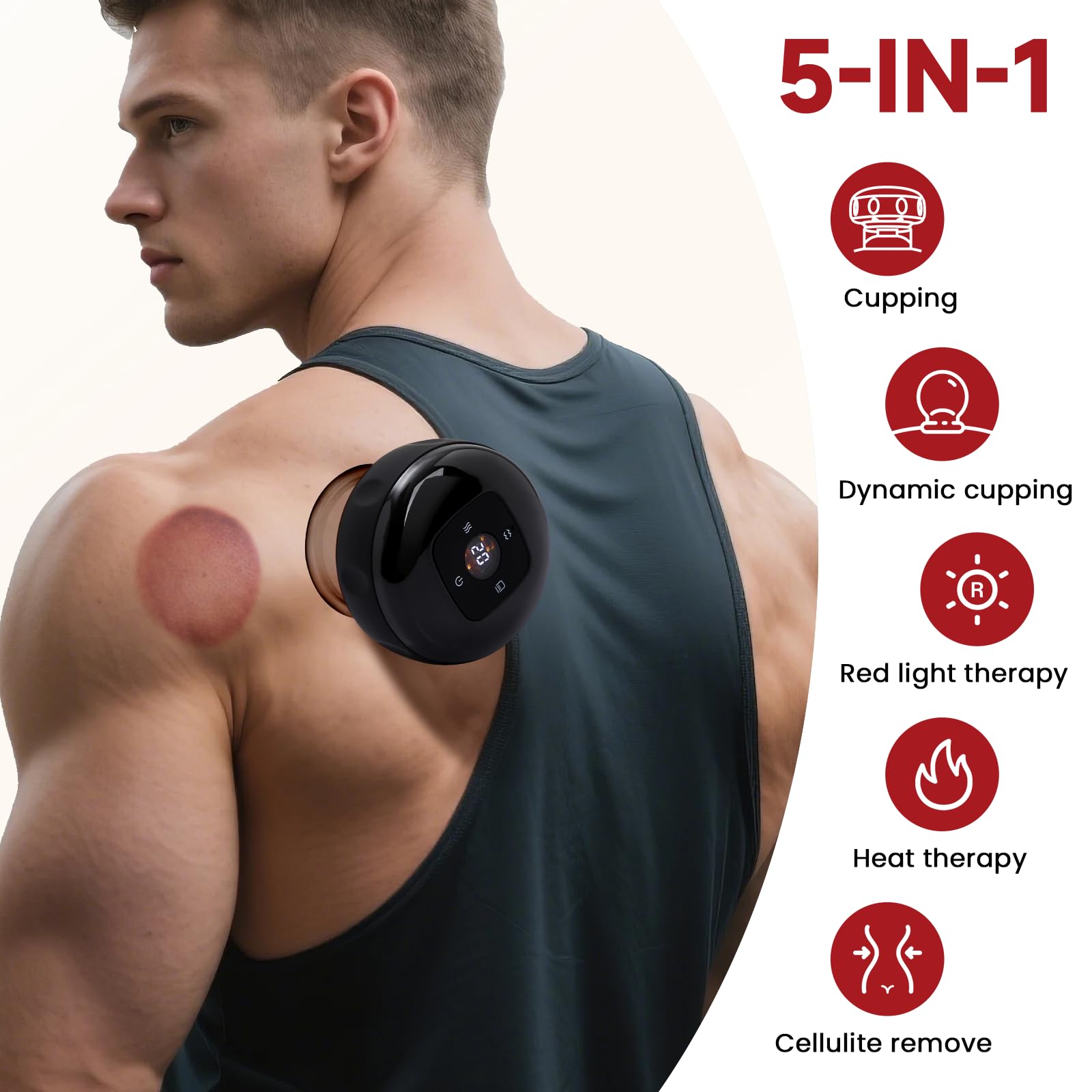UOTT Original cupping kit back focus for muscle tension and recovery