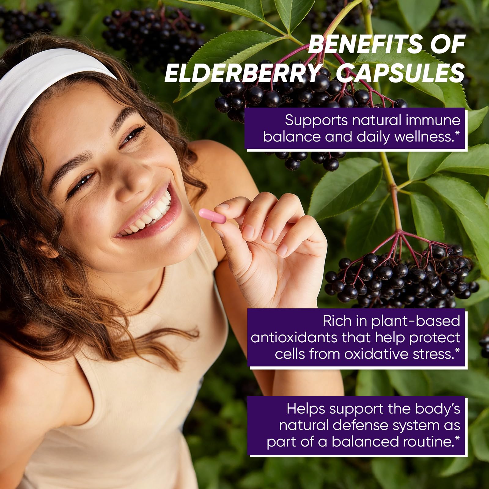 UOZXIL Elvera bottle pour highlights a convenient two-capsule daily option.